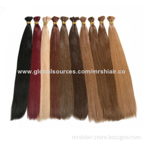 22-inch Mixed Color Human Remy Bulk Hair